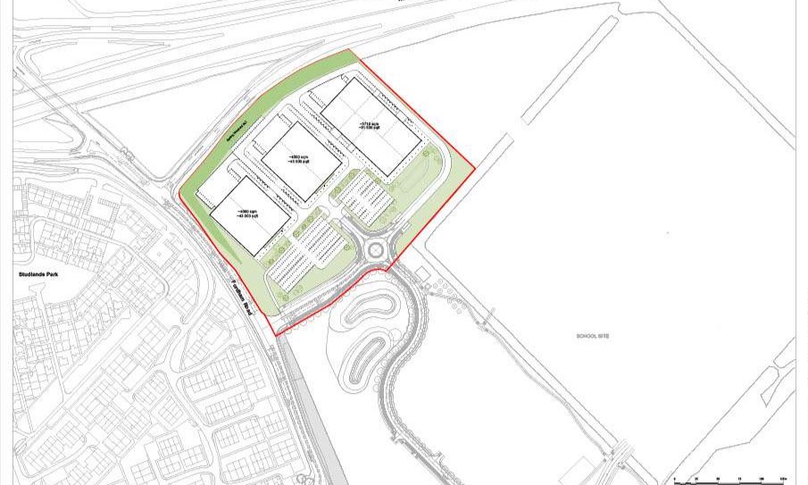 Aerial map of site