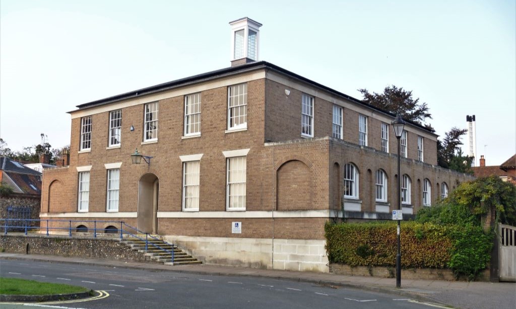 Eight floor grey building